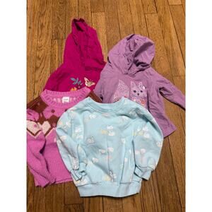 Lot of 4 Girls 18 month sweaters. GUC. Carters, etc.
